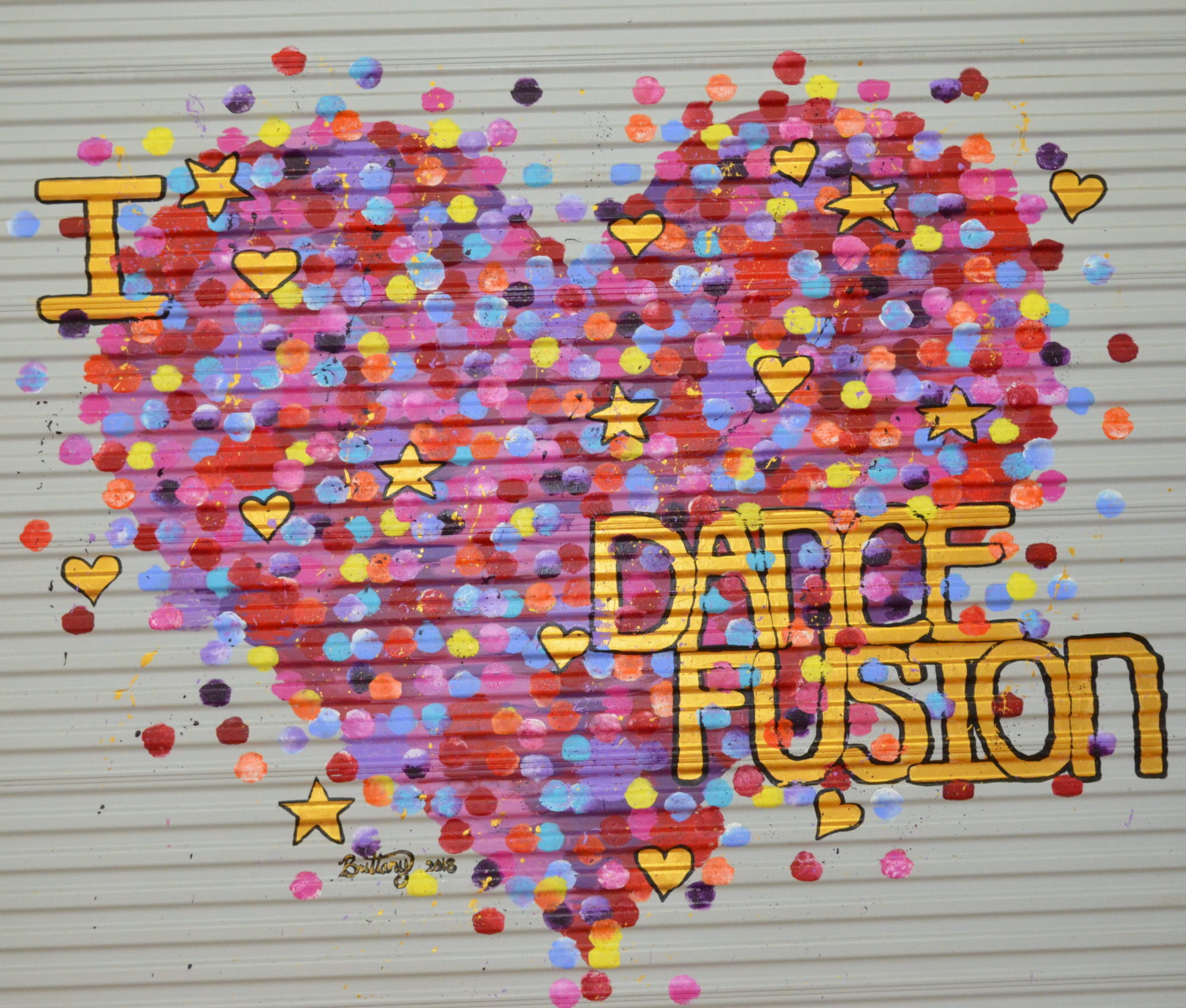 I Love Dance Fusion Mural