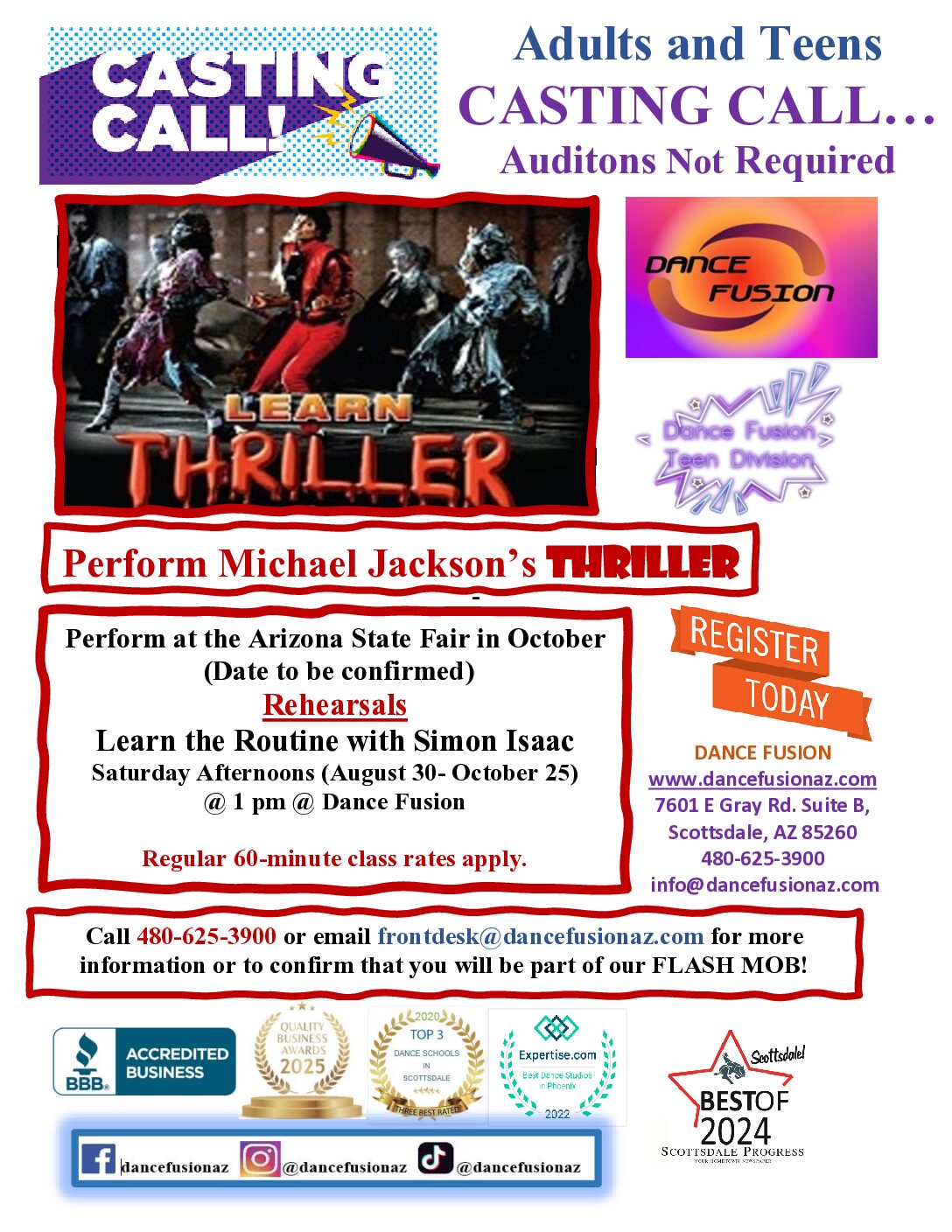 Thriller Casting Call July 2025 81